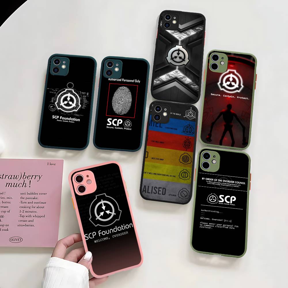 Popular Sci-Fi Foundation Scp F-Foundation Silicone Case For IPhone 16 15 14 13 12 11 Pro Max Plus X XS MAX Shockproof Matte