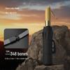 348 Windproof Storm Umbrella: Extra Large, Extra Thick, Reinforced, Automatic Folding, Black Glue Sun Protection, UV-Resistant for Men and Women.