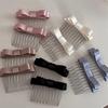 Silk Bow Non-Slip Hairpin Comb – Perfect for Styling Bangs and Shredded Hair.