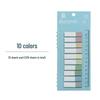 Morandi Semi-transparent Index Tabs - Student Study Labels PET Sticky Notes