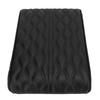 Center Console Armrest Cover Pad Universal PU Leather Waterproof Elastic Strap for SUV Truck Car Black