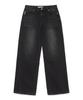 MILLO WOMEN Washed Relaxed Balloon Jeans [Denim Black]