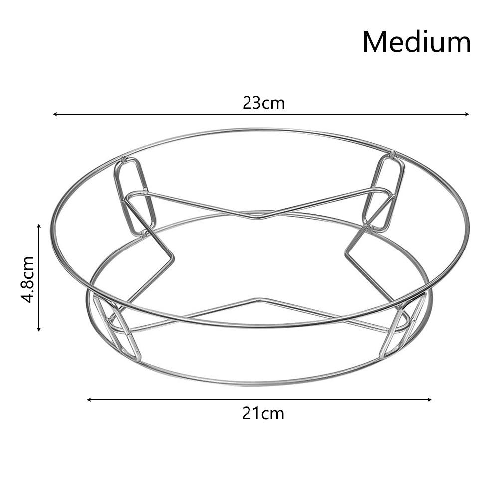1Pcs Kitchen Cooking Tool Pot Rack Stainless Steel Heat Insulated Kitchen Steamer Wok Rack Thickened Anti-Scalding