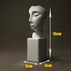 Gipsen Beeld Abstract Figuur Gemaskerde Vrouw Expressie Handgemaakt Decoratieve Beeldjes Woondecoratie Accessoires