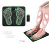 Electric Foot Massager 8 Modes 19 Levels Shiatsu Kneading Heat Therapy Lightweight Foot Stimulation Pad for Muscle Relaxation