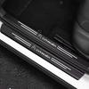 Carbon Fiber Car Door Sill Protective Stickers Films For Citroen C3 C4 C5 C1 C2 Berlingo Celysee Xsara Picasso Car Accessories