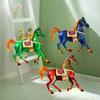 Quirky Enamel Alloy Galloping Horse Zodiac Pin Brooches, Women or Men Fashion Accessories, Vintage Suit Lapel Corsage Gifts