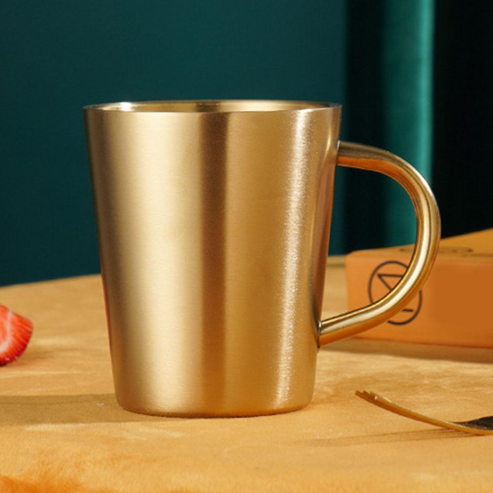 Dinnerware Coffee Mug Serving Dishes Cold Drinks Double Layer For Milk Large Capacity Stainless Steel Water Water Cup