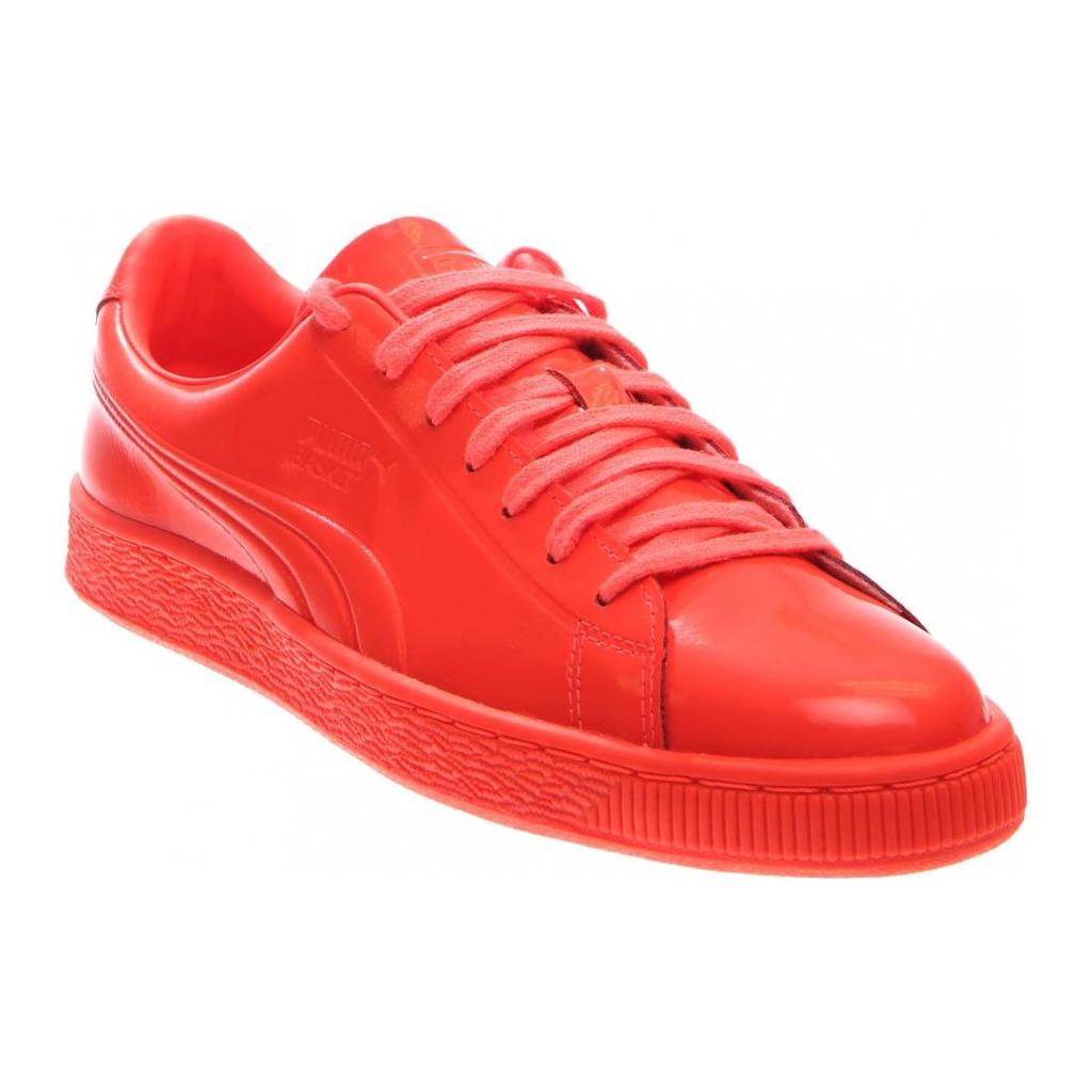 New PUMA Basket Classic Patent Emboss Red Blast 362035-01