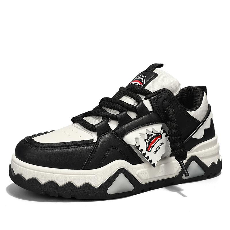 Spring and Autumn Classic New Men's Shoes Thick Soled Tall Fashion Casual Skateboarding Shoes Youth Student Sports Running Shoes