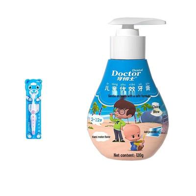 Dr. Dental Cleo Pump Toothpaste & Kids Brush Set