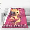 Funny Cappuccina Ballerina Cappuccino Dancer Coffee Blanket Soft Warm Plush Bedding Throws For Child Flannel Bedspread Bed Cover