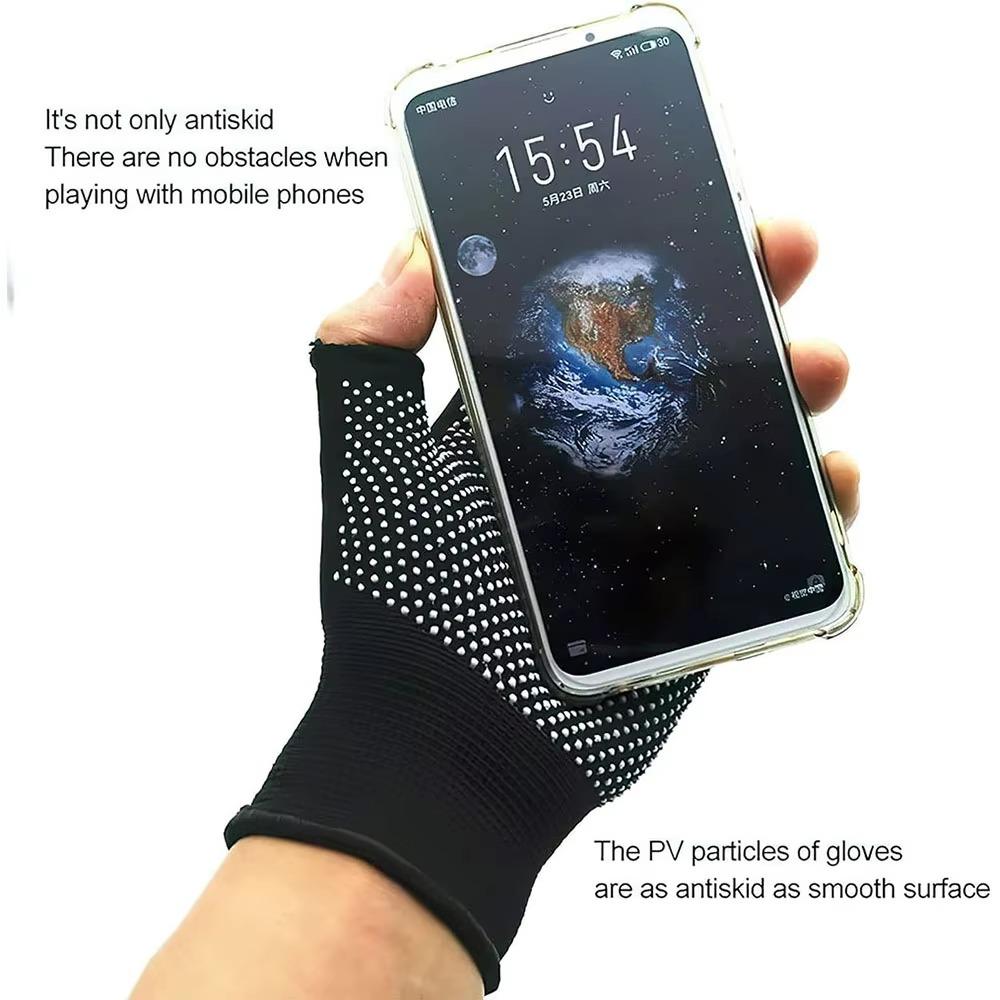 1 Pairs Bicycle Fingerless Gloves Lightweight Sunscreen Anti-Slip Riding Outdoor Workout Gloves Fitness Cycling Motorcycle