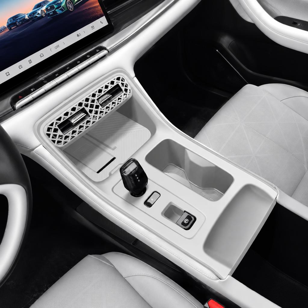 Geely Emgrand Car 5th Interior Accessories Decoration Center Console Silicone Mat Wireless Charging Interior Accessory