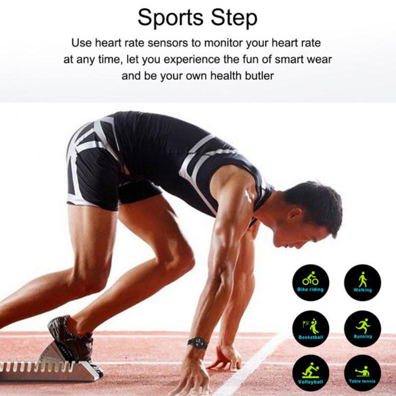P8Y Cinturón de acero Reloj inteligente Hombres Presión arterial  Impermeable Smartwatch Mujeres Monitor de frecuencia cardíaca Fitness  Tracker Reloj deportivo comprar a buen precio — entrega gratuita, reseñas  reales con fotos — Joom
