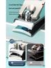 4-Piece Stainless Steel Grooming Set: Nail Clippers, Round Head Nose Hair Trimmer, Ear Pick, In a Gift Iron Box