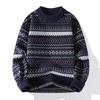 Xiaofu Men's Color-Block Pullover Sweater