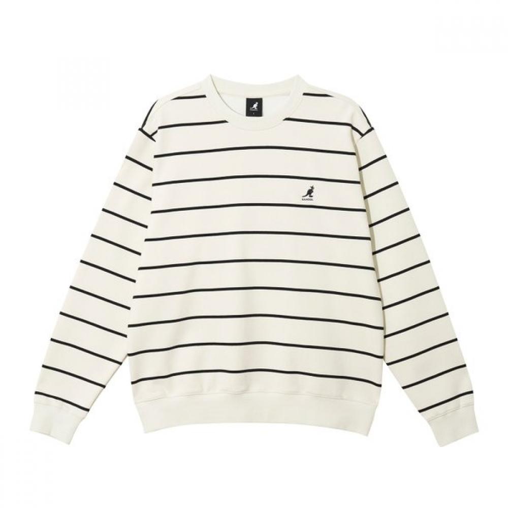 Kangol Essential Stripe Sweatshirt 1802 Off White SS