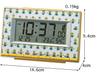 RHYTHM Minion Alarm Temperature Humidity Electronic x x 4 8RZ221ME33 Clock, Radio-Controlled, & Display, Alarm, Yellow, 9.4 14.6 cm,