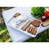 Grillplatte - Nipter - Rechteckig - Aluminium - Set mit 50 Stück - 34,1 x 22,9 cm