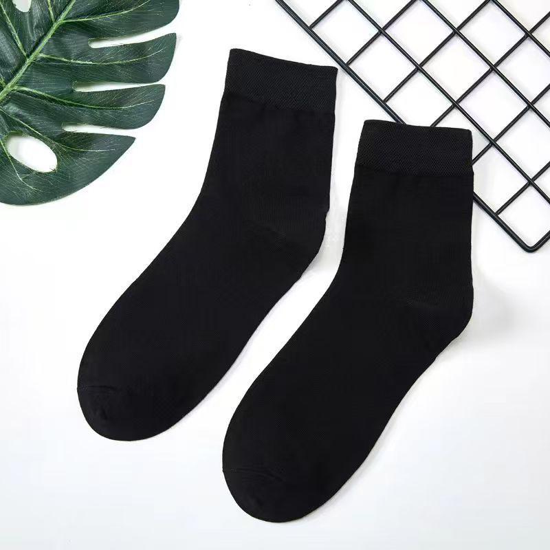 Men's Breathable Non-Slip Invisible Boat Socks - Low-Cut, Silicone, Deodorant, Solid Color