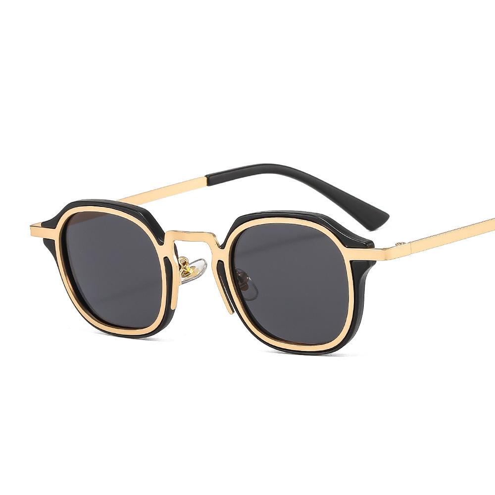 Metal Harbor Style Square Sunglasses P Glasses Punk Full Frame British Retro Sunglasses