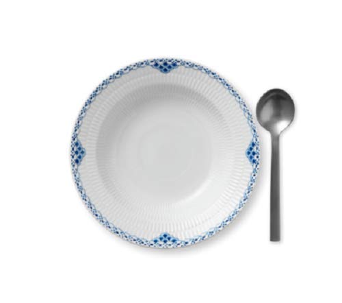 Royal Copenhagen Princess Deep Plate, 21cm, Pasta Plate, Soup Plate, 1104604 (Parallel Import)