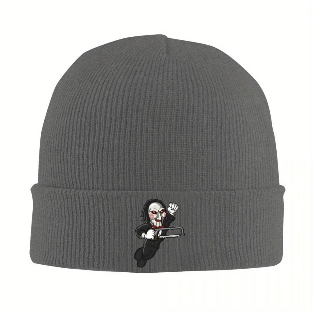 New Horror Saw Knit Hat Beanies Winter Hat Warm Casual Movie Billy Mask Caps For Unisex Women