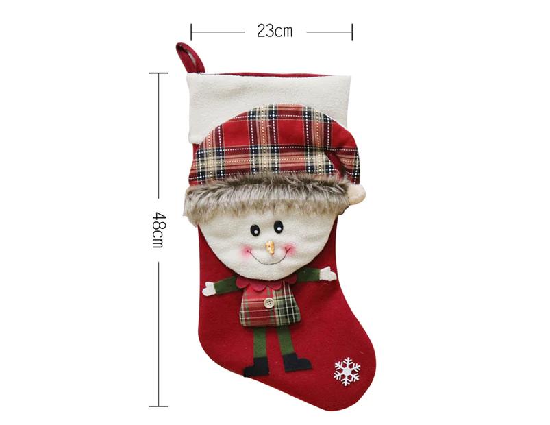 Christmas New Style Creative Christmas Socks Gift Bag Christmas Tree Pendant Christmas Decoration  For Christmas Party Decorating