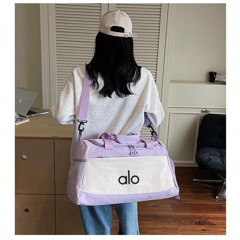 alo New large-capacity travel bag for women, fitness yoga bag, crossbody handbag, shoulder bag, fashionable sports storage bag