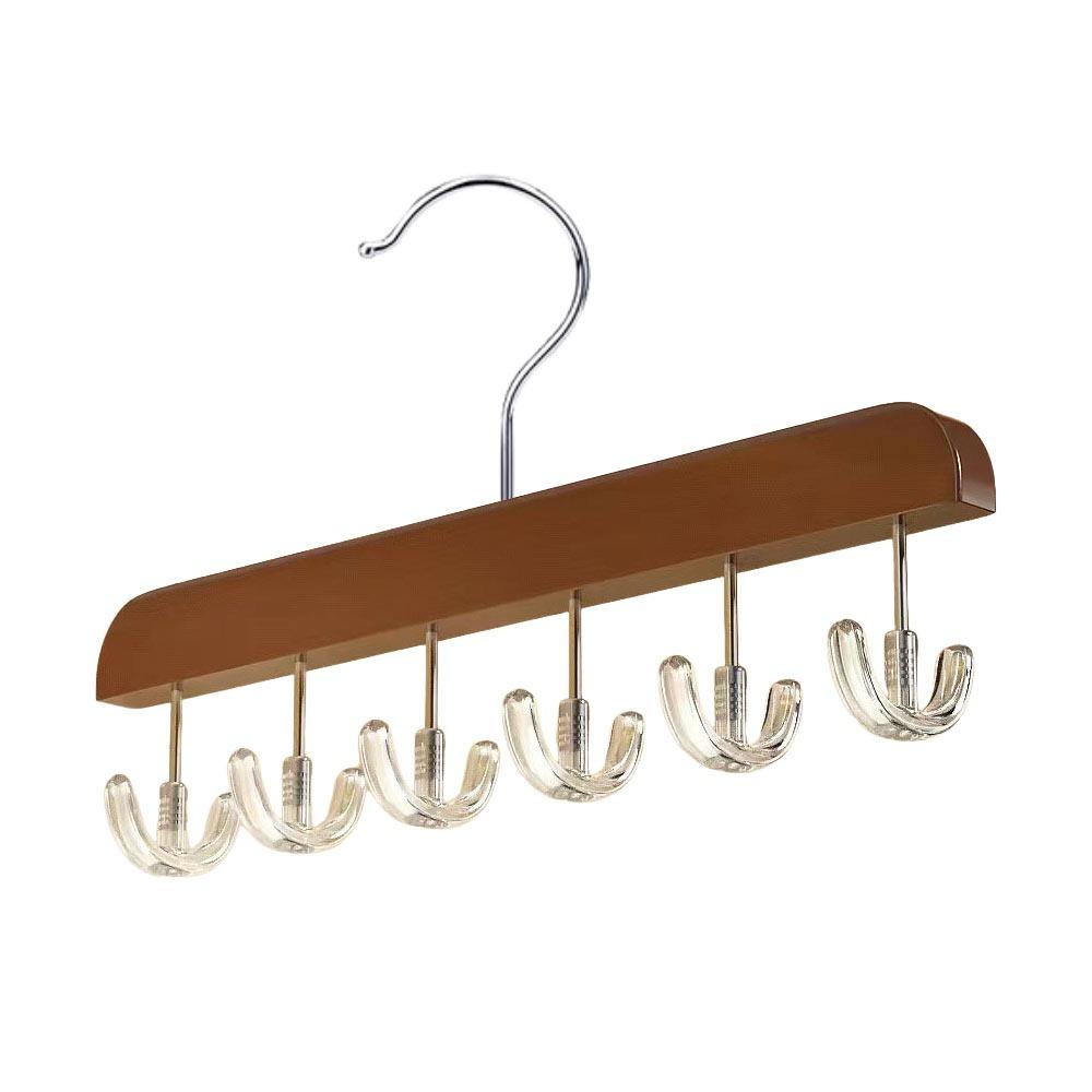 

1 шт. Прочная деревянная вешалка для одежды, не оставляющая следов, экономящая место, прочная вешалка для одежды, бюстгальтер Brown