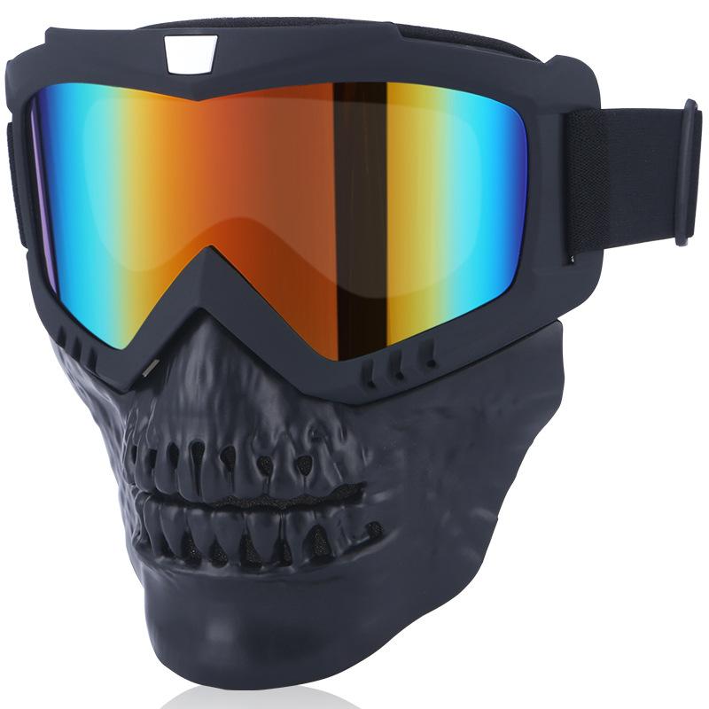 New motorcycle goggles, Harley protective eyewear, cycling glasses, windproof and dustproof ski and mountaineering sports equipment face mask
