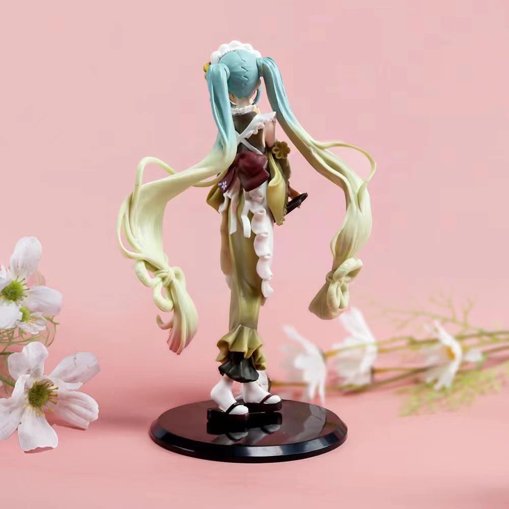 New Anime Hatsune Miku Kimono Virtual Singer Manga Figure Hatsune Miku PVC Action Figure Kawaii Toy Girl Gift