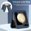 Matte Wrist Strap Hinge Full Protection Hard Case for Samsung Galaxy Z Flip 7 / 7 FE / Flip 6 5 4 3 Folding Wristband Cover