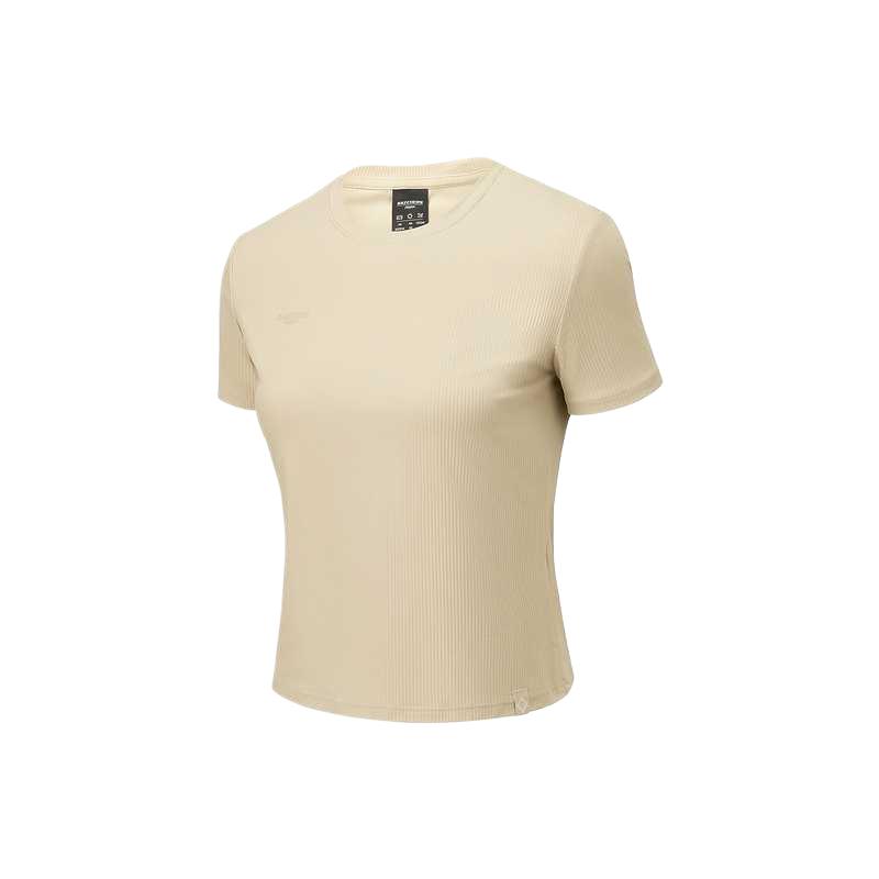 Skechers Freedom Series Fashion Comfortable Casual Versatile Short Sleeve T-Shirt Women tops Light-Khaki P225W049-00RD M