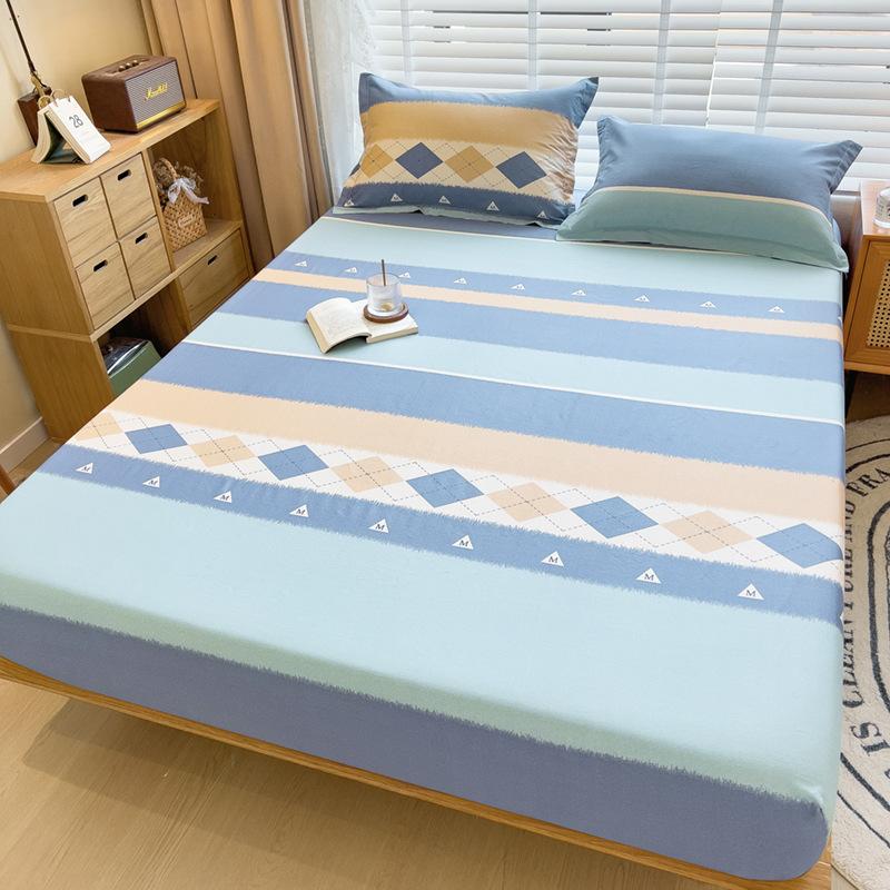 Cotton Printed Mattress, Simmons Mattress Protective Cover, Pure Cotton Lazy Bedspread Pillowcase