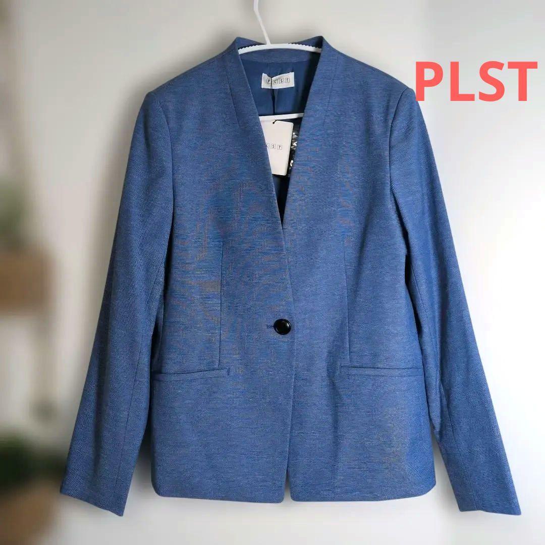 PLST New with tag Plaste Washable Linen Blend Colorless Jacket M