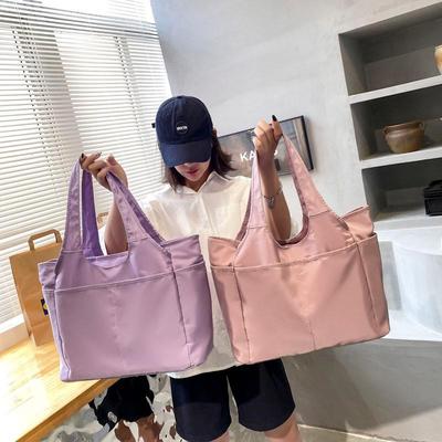 Sac fourre-tout de voyage léger en tissu Oxford grande capacité pour femme