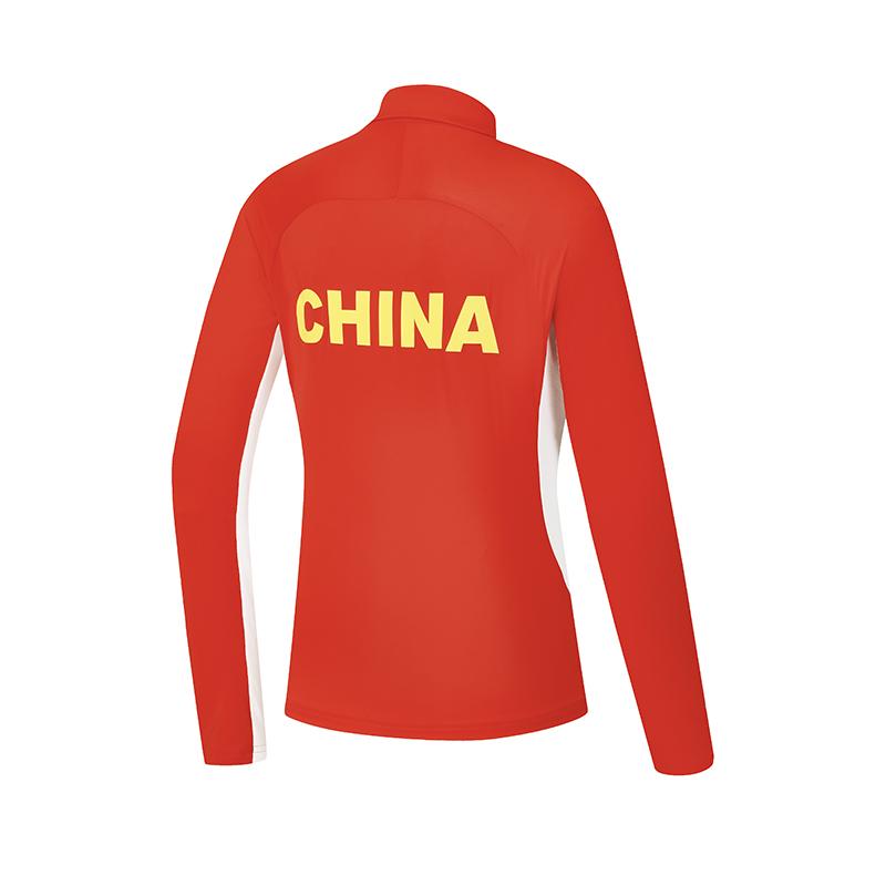 New FILA Polo Shirts Women's National Flag Red Logo Standard Color A11W431208FRD