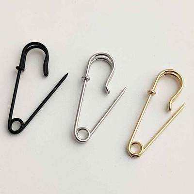 1 Pair Women Pin Shape Punk Alloy Mini Piercing Stud Earring for Shopping