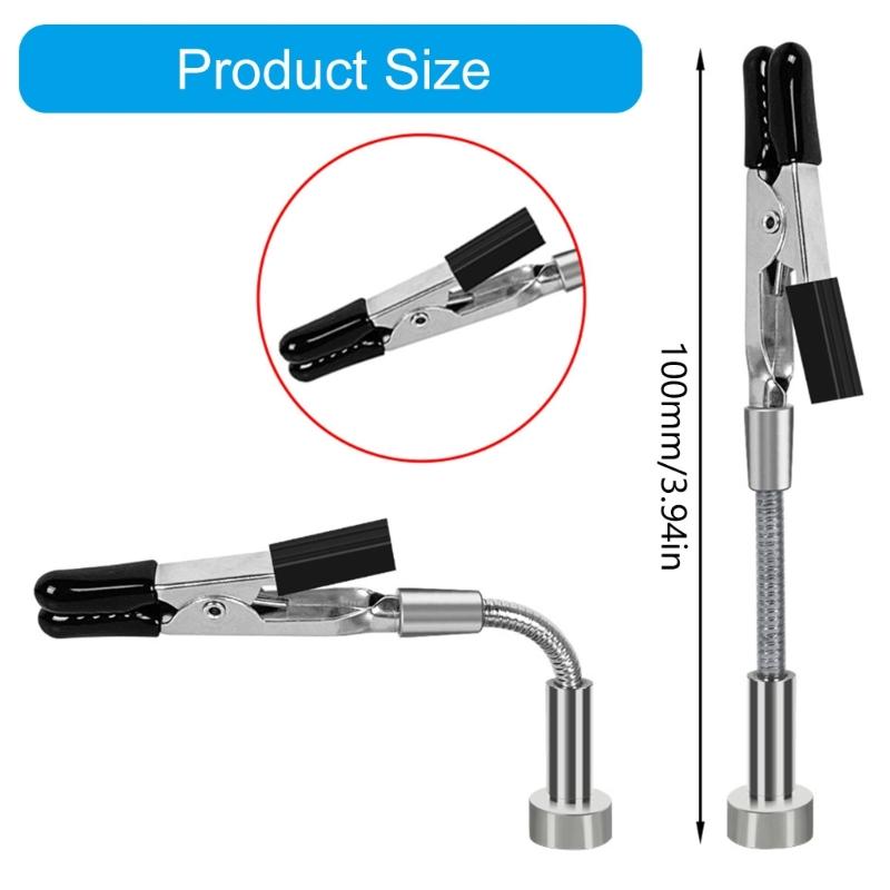 Magnetic Helping Hands Metal Flexible Gooseneck Arms for Automobile Electronics Soldering Jewellery Soldering Aid Clip