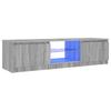 Vidaxl Szafka Pod Tv, Z Led, Szary Dąb Sonoma, 140X40X35,5 Cm
