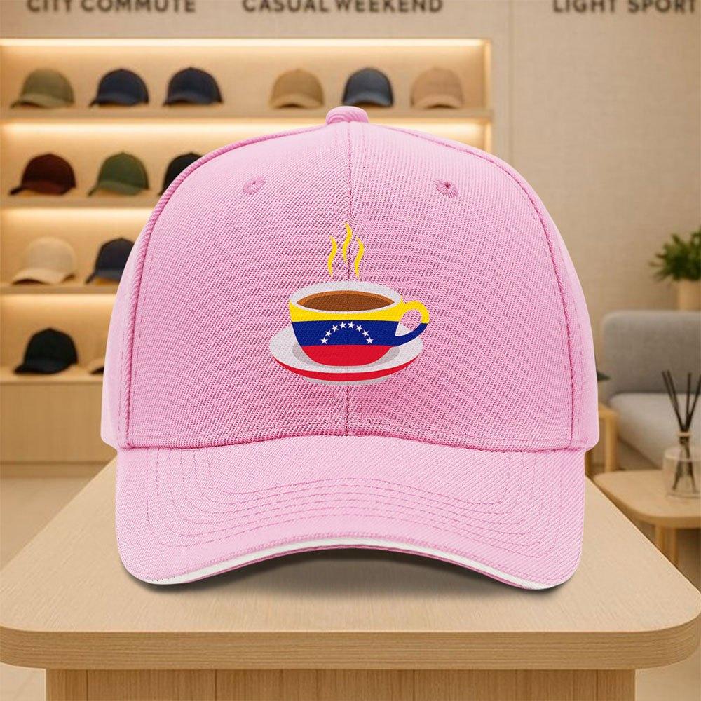 Venezuelan Coffee Cup Baseball Cap Polyester Outdoor Casual Sports Adjustable Hat