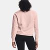 Under Armour Rival Mesh Fleece-Lined Pullover Hoodie with Front Pocket Women Hoodies Pink 1365847-685