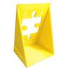 Plastic Display Stand with Puzzle Piece Cutout for Collectibles Cards Photos and Small Items Organizing and Showcasing