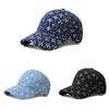 Denim Ripped Sequin Baseball Cap For Women Korean Style Versatile Fashionable Street Style Sequin Sun Protection Hat