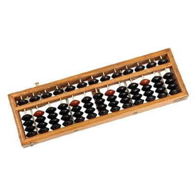 13 Section Classroom Abacus For Elementary Students Math Practice Wood Plastic Mixture Teaching Aid