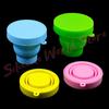 Silicone World Portable Silicone Folding Cup Mouthwash Cups Travel Outdoor Anti Drop Telescopic Cup Coffee Handcup Water Cup