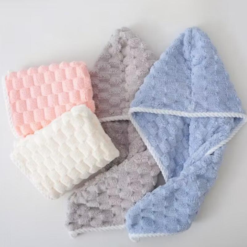 Duschhaube, Haartrocknungstuch, Schnelltrocknendes Abwischen des Haartuchs, Badehut, Trockenhaarkappe für Damen