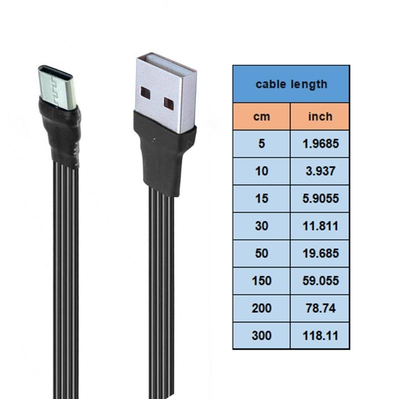 Very Thin USB Type C Female Converters Cord USB To Type C Adapters Upgrades for Electronics UAV Toy Gaming Consoles